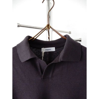 画像1: FUJITO  /  Knit Skipper Polo