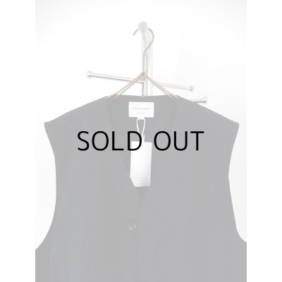 画像1: STILL BY HAND  /  VE01251   loop buttoned vest