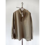 STILL BY HAND  /  SH03251   Garment-dye over shirt