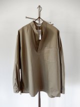 STILL BY HAND  /  SH03251   Garment-dye over shirt