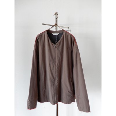 画像1: roundabout  /  inside-out full-zip cardigan