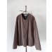 画像1: roundabout  /  inside-out full-zip cardigan (1)
