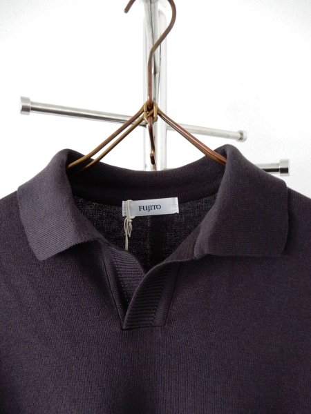 画像1: FUJITO  /  Knit Skipper Polo (1)
