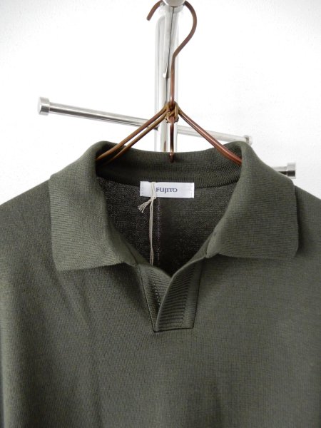 画像1: FUJITO  /  Knit Skipper Polo (1)