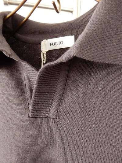 画像1: FUJITO  /  Knit Skipper Polo