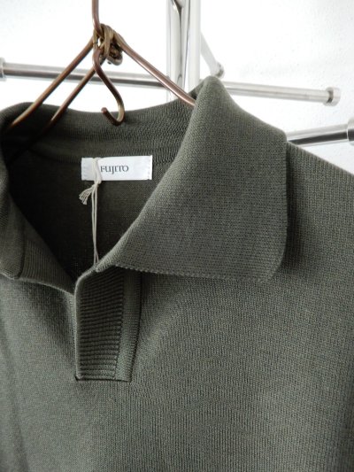 画像1: FUJITO  /  Knit Skipper Polo