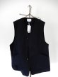 画像2: STILL BY HAND  /  VE01251   loop buttoned vest (2)