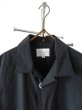 画像2: STILL BY HAND  /  SH02252   Open collar S/S nylon shirt (2)
