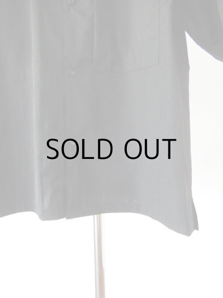 画像4: STILL BY HAND  /  SH02252   Open collar S/S nylon shirt (4)