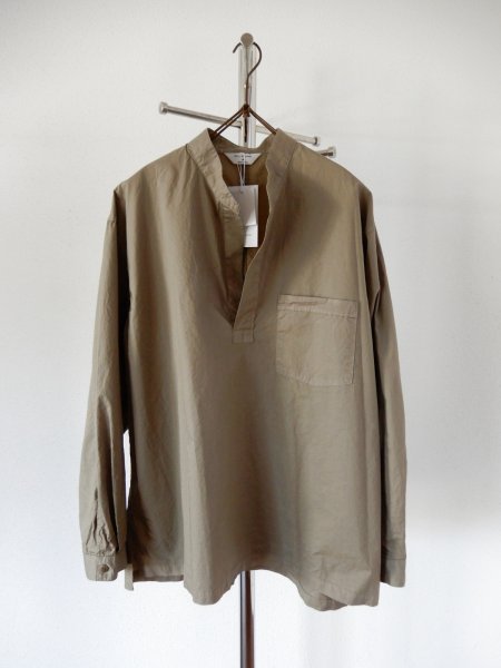 画像1: STILL BY HAND  /  SH03251   Garment-dye over shirt (1)