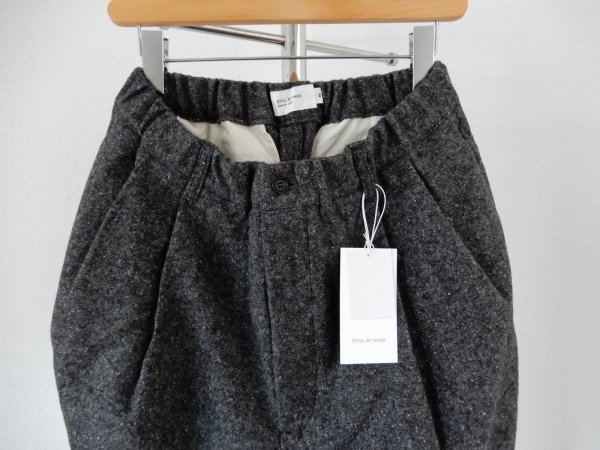 画像1: STILL BY HAND  /  PT02254   Silk Nep Easy Trousers (1)